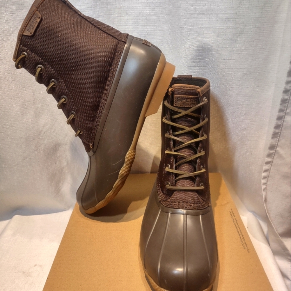 Men's SeaCycled™ Saltwater Duck Boot in Brown